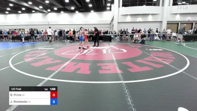 87 lbs 1/2 Final - Brighton Prine, Ga vs Joey Rowlands, Oh