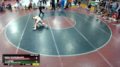 125 lbs Round 3 - Tj Combs, Andover Wrestling Club vs Noah Schoenbauer, Lakeville Youth Wrestling Association