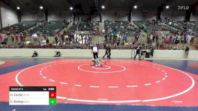 76 lbs Consi Of 4 - Hawk Carter, Georgia vs Cooper Bishop, South Forsyth WAR Wrestling Club