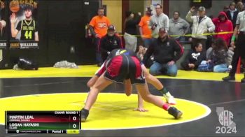 116 lbs Champ. Round 1 - Logan Hayashi, Clark vs Martin Leal, CORNING SHARKS