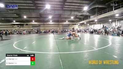 157 lbs Quarterfinal - John Carroz, Columbia Wrestling Club vs Colton Quinn, Triumph Trained