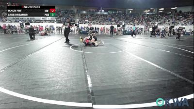 110 lbs Quarterfinal - Jaxon Fry, Raw Wrestling Club vs Cade Kreamer, Prodigy NDT