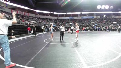 116.8-125.7 lbs Round Of 16 - Abbigail O'Kelly, OKC Girls vs Isabella Cross, The Community