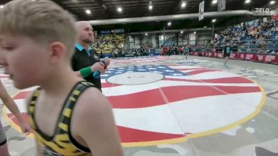 100 lbs Quarterfinal - Ayden Schmidt, Lennox vs Isaac Reynolds, Windy City Wrestling Club