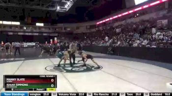 5A 106 lbs Cons. Round 1 - Isaiah Simmons, Rio Rancho vs Manny Slate, Hobbs