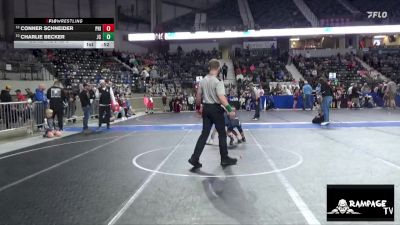 64 lbs Cons. Round 3 - Charlie Becker, Junction City vs Conner Schneider, Phillipsburg