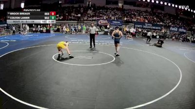 D 1 106 lbs Champ. Round 1 - Colton Lanier, Walker vs Brock Breaux, Holy Cross