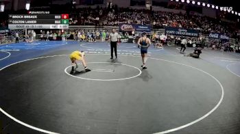 D 1 106 lbs Champ. Round 1 - Colton Lanier, Walker vs Brock Breaux, Holy Cross