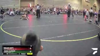 52 lbs Quarterfinals (8 Team) - Nolan Gatt, Backyard Brawlers vs Owen Slinker, Untouchables