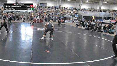 A 157 lbs Cons. Round 2 - Mack Hall, Greeneville High School vs Nicolas Hargrove, Cheatham Co. Central High School