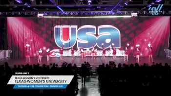Texas Women's University - Texas Women's University [2025 4-Year College Pom - Division II/III Day 2] 2025 USA Spirit Natl's/Collegiate Champs/Jr. Natl's
