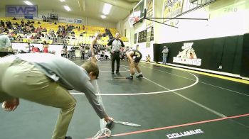 126-A lbs Round Of 16 - Dax Kline, Har-Ber High School vs Tyler Blevins, Jay