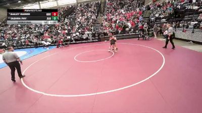 3A 120 lbs Semifinal - Bailey Rainer, Grantsville vs Tashra Pay, Juab