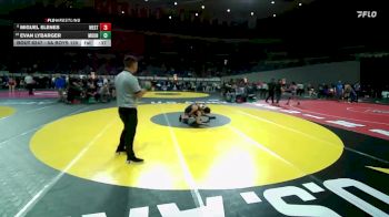 6A Boys 120 lbs Cons. Round 2 - Evan Lybarger, Mountainside Boys vs Miguel Elenes, Westview Boys