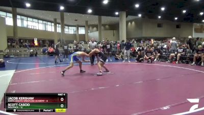 126 lbs Round 3 (6 Team) - Scott Cascio, Wolfpack vs Jacob Kershaw, North Desoto Wrestling Academy