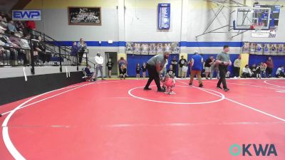 37 lbs Rr Rnd 3 - Barlow Schubert, Chandler Takedown Club vs Wilder Gaddy, Team Tulsa Wrestling Club
