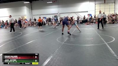 190 lbs Round 1 (8 Team) - Omar Palmer, Warhawks Wrestling vs Jake Jacobs, Front Royal WC