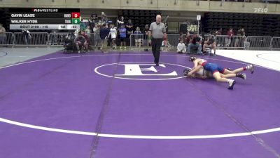 115 lbs Consi Of 8 #2 - Gavin Lease, Hanover vs Walker Hyde, Tioga