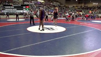 4A 215 lbs Cons. Round 1 - Qwashom Wade, Lonoke High School (7-12 Athletics) vs Porter Bird, GRAVETTE HIGH SCHOOL