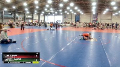 48 lbs Rd# 10- 4:00pm Saturday Final Pool - Luke Torres, Rough House vs Maxwell Caudle, Maryland GOLD