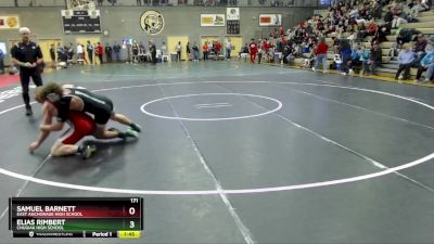 171 lbs Quarterfinal - ELIAS RIMBERT, Chugiak High School vs Samuel Barnett, East Anchorage High School