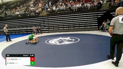 165 lbs Cons. Round 1 - Jaricho Haarala, Northridge vs Quentin White, Provo