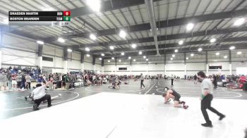 150 lbs Round Of 32 - Draeden Martin, Iron Squad vs Boston Bearden, Team Prestige Wrestling