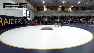 190 lbs Quarterfinal - Esper Sanchez-Kinney, Lakewood vs Eleahna Castorena, Diamond Bar