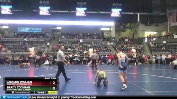 120 lbs Cons. Round 4 - Brady Cochran, Moen Wrestling Academy vs Jackson Paulsen, Open Mats Wrestling Club