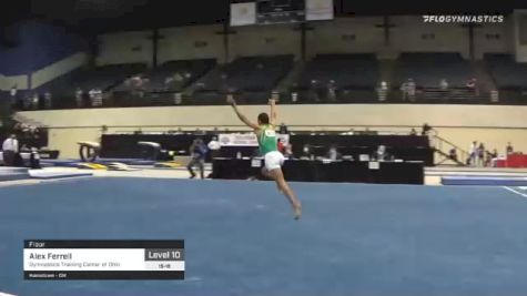 Alex Ferrell - Floor, Gymnastics Training Center of Ohio - 2021 USA Gymnastics Development Program National Championships