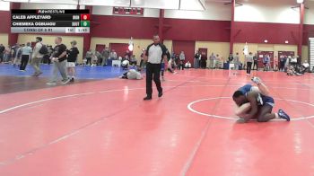 150 lbs Consi Of 8 #1 - Caleb Appleyard, Iron Faith Wrestling vs Chiemeka Ogbuagu, Southington