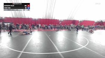 132 lbs Cons. Round 4 - Hudson Paar, Askren Wrestling Academy vs Obie Vee, Weigh-in Club