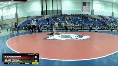 59 lbs Cons. Round 3 - Briggs Whiting, Force Elite Wrestling Club vs Bladen Bokinsky, Oak Hill Wrestling Club