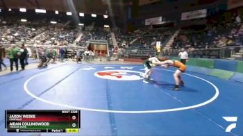 2A-138 lbs Cons. Semi - Jaxon Weske, Cokeville vs Aidan Collingwood, Tongue River
