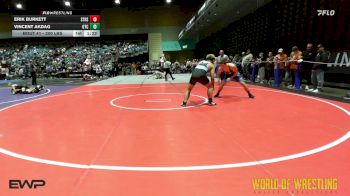 200 lbs Round Of 16 - Erik Burkett, South Tahoe High School vs Vincent Akdag, Origin Training Center