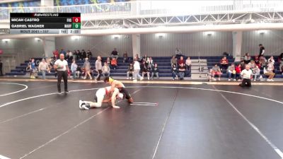 157 lbs Champ. Round 1 - Micah Castro, Fort Hays State vs Gabriel Wagner, Mary