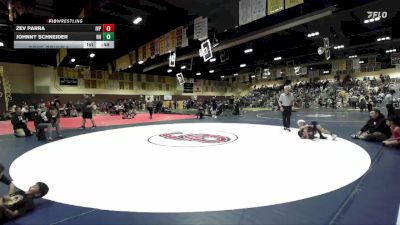 59 lbs Cons. Round 2 - Johnny Schneider, Rough House vs Zev Parra, Imperial Valley Panthers