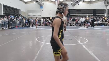 85 lbs Rr Rnd 1 - Caleb Magnani, Empire Wrestling Academy 1 - ESC vs Aria Bushaw, Cunliffes Corner Tan - ESC