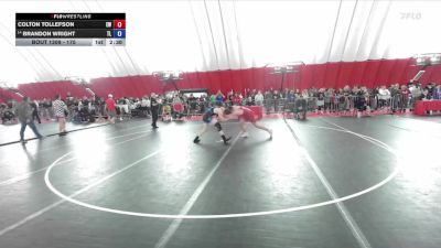 175 lbs Cons. Round 3 - Colton Tollefson, Excel Wrestling vs Brandon Wright, Turtle Lake