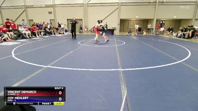 100 lbs Round 2 (8 Team) - Vincent DeMarco, Illinois vs Coy Mehlert, Iowa