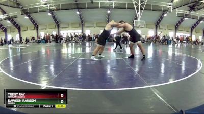 285 lbs Cons. Round 2 - Dawson Ransom, Albion vs Trent Ray, Ferrum College