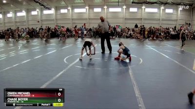 64 lbs Round 3 (8 Team) - Owen Michael, Contenders WA Green vs Chase Boyer, Phoenix WC