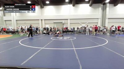 132 lbs Champ. Round 1 - Alex Cook, LA vs Jasper Croom, FL