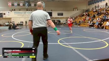 285 lbs Cons. Round 3 - Brayden Withnell, McMinnville vs William DeSanti, Forest Grove