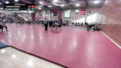 155 lbs Champ. Round 3 - JULIANNA SUAREZ, Northview vs AURORA OSWALD, Colony
