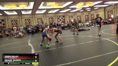 107 lbs Round 1 (6 Team) - Michael Valenza, Frost Gang vs Joseph Pellici, Bitettio Trained