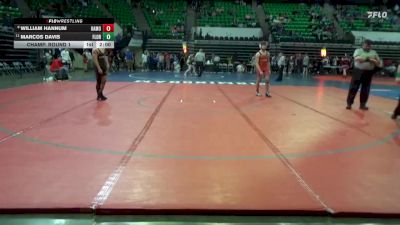 7A 165 lbs Champ. Round 1 - Marcos Davis, Florence vs William Hannum, Oak Mountain