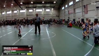 40 lbs Round 4 (8 Team) - Braxcen Vaughn, Hammers Blue vs Lincoln Hobbs, Phoenix WC