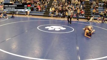 144 lbs Cons. Semi - Cooper Ritz, Kearney vs Uriel Navarrete, Omaha Bryan