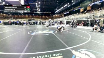 120 lbs Cons. Round 2 - Kenny Villon, Zephyrhills Christian vs Magnum Colon, Freedom